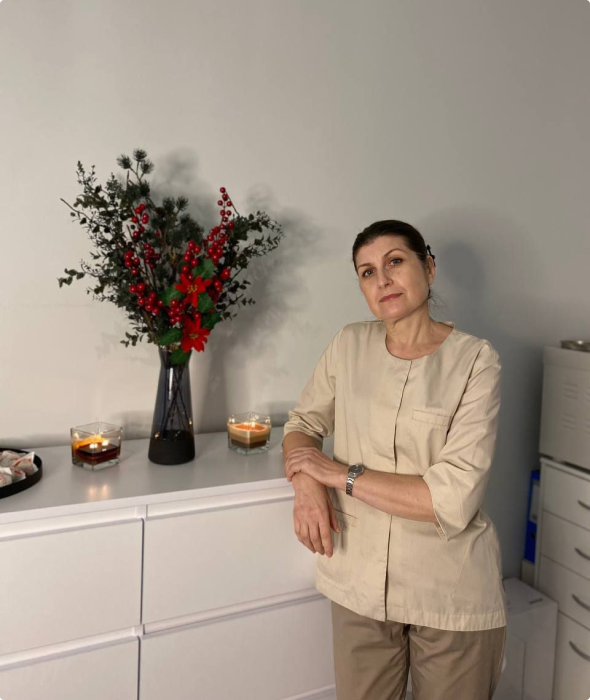 Olena Stepaniuk, podolog